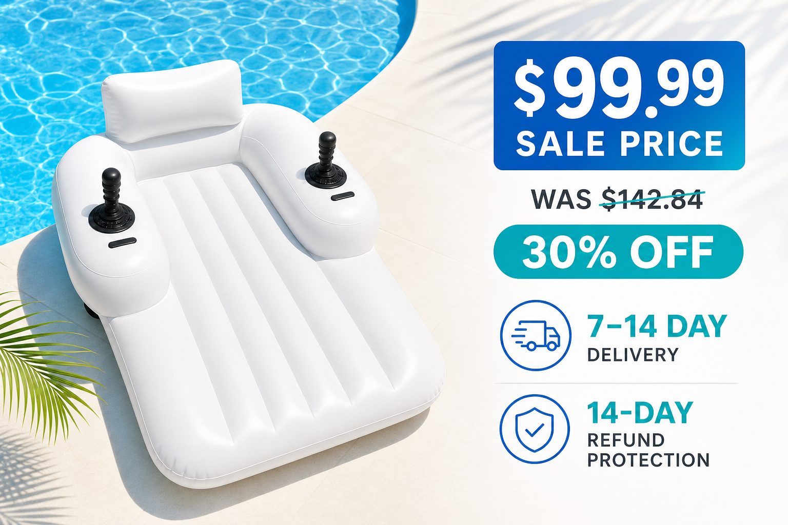 Motorized Pool Float for Adults detail image