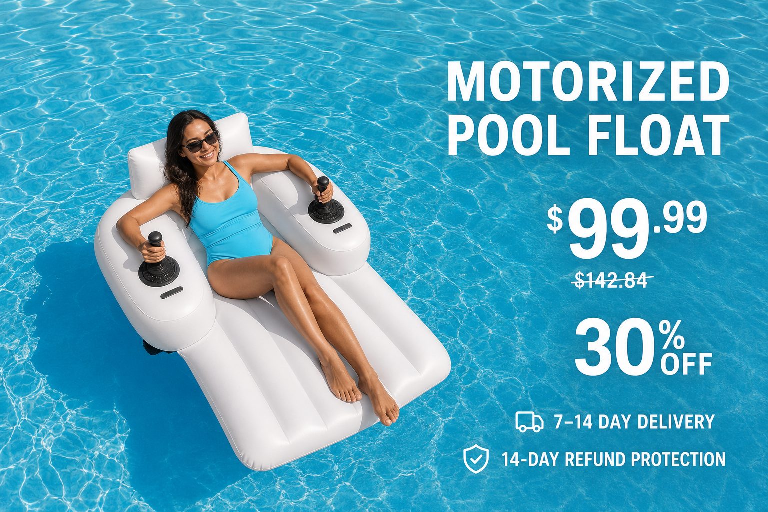 Motorized Pool Float for Adults detail image