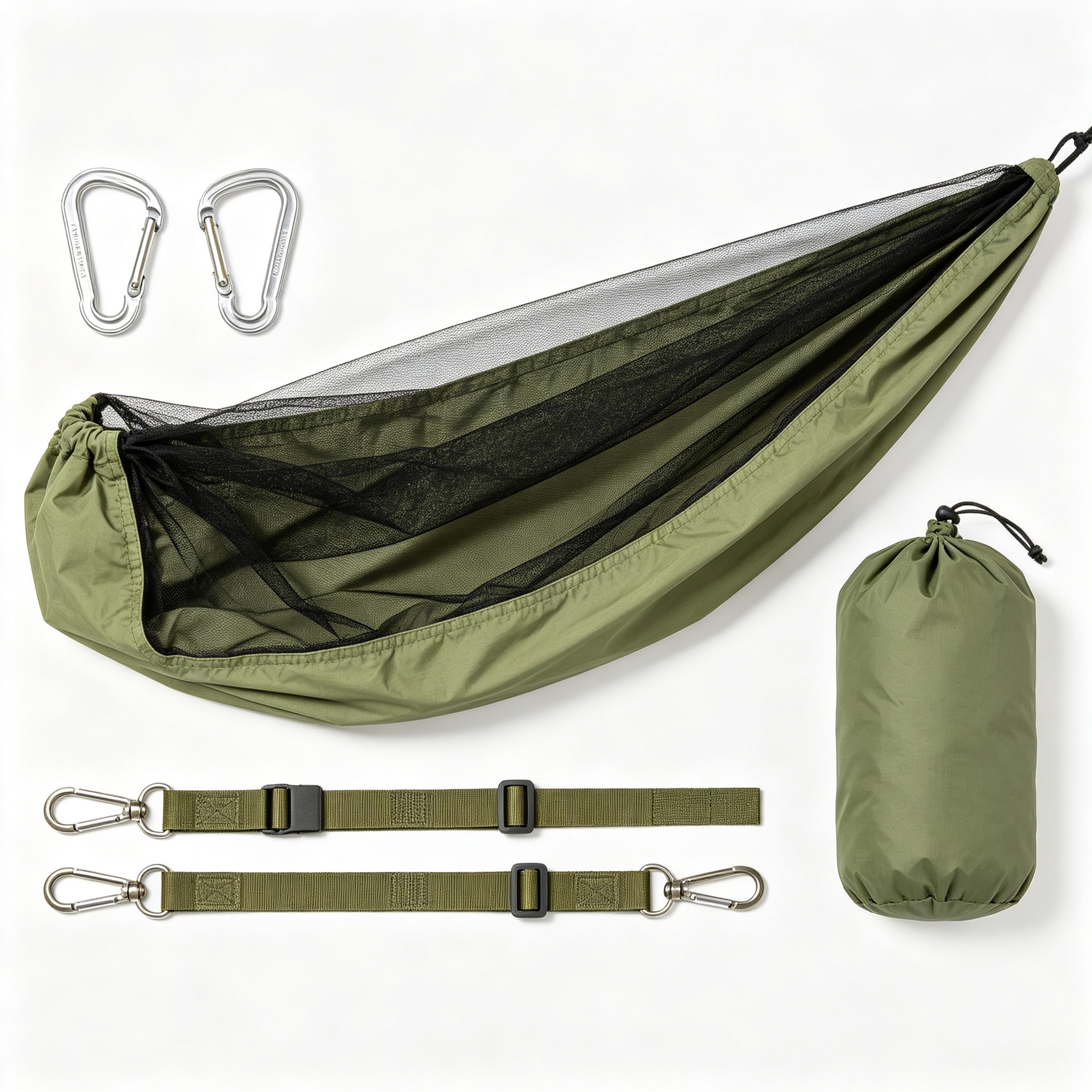 11ft Camping Hammock with Mosquito Net