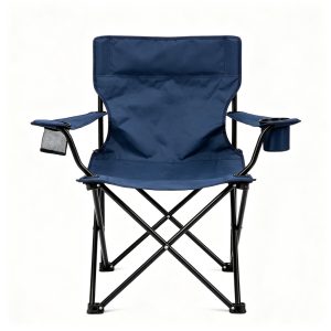 Classic Budget Folding Camping Chair (Armrest with Cup Holder)