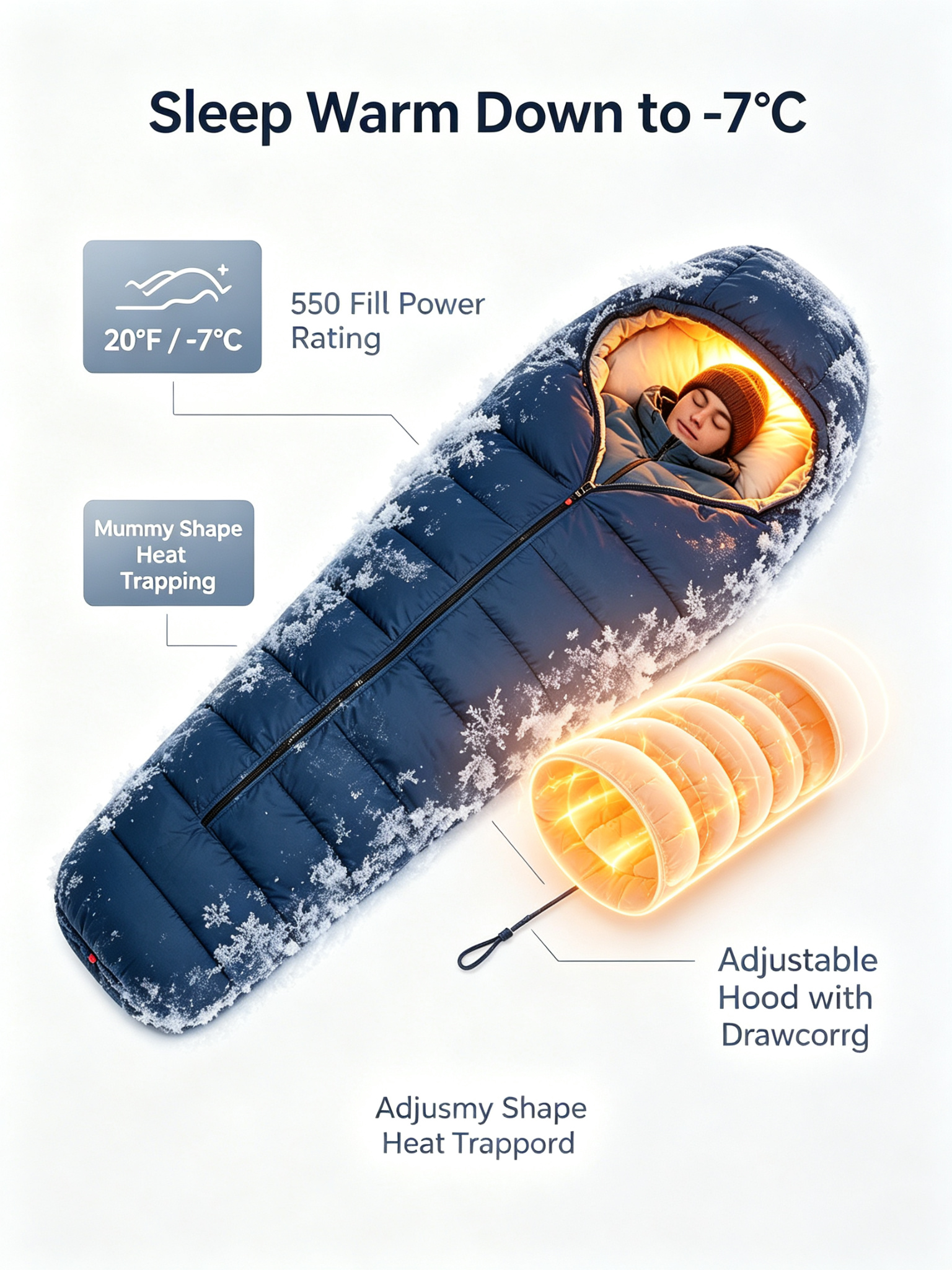Cosmic 20 Down Mummy Sleeping Bag