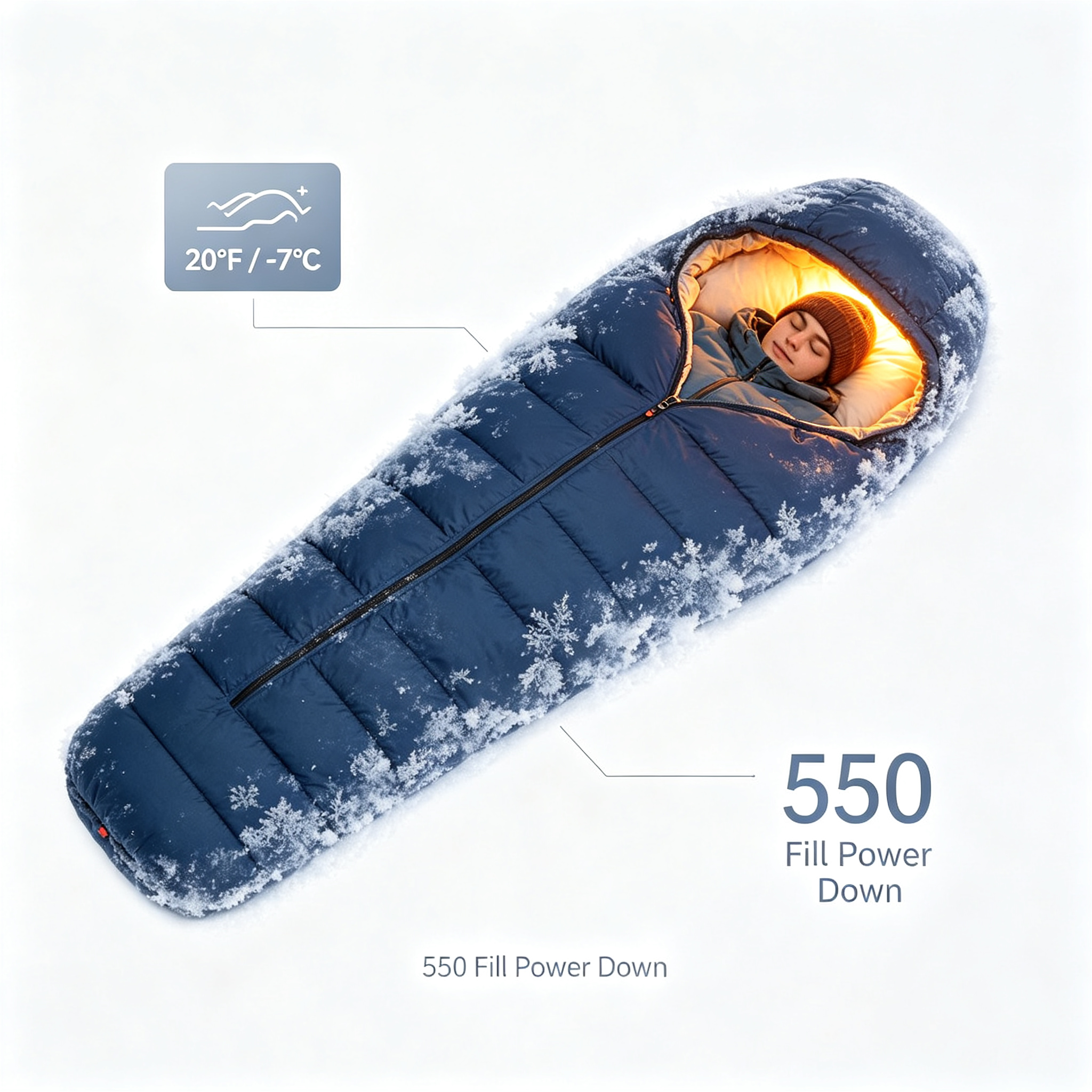 Cosmic 20 Down Mummy Sleeping Bag