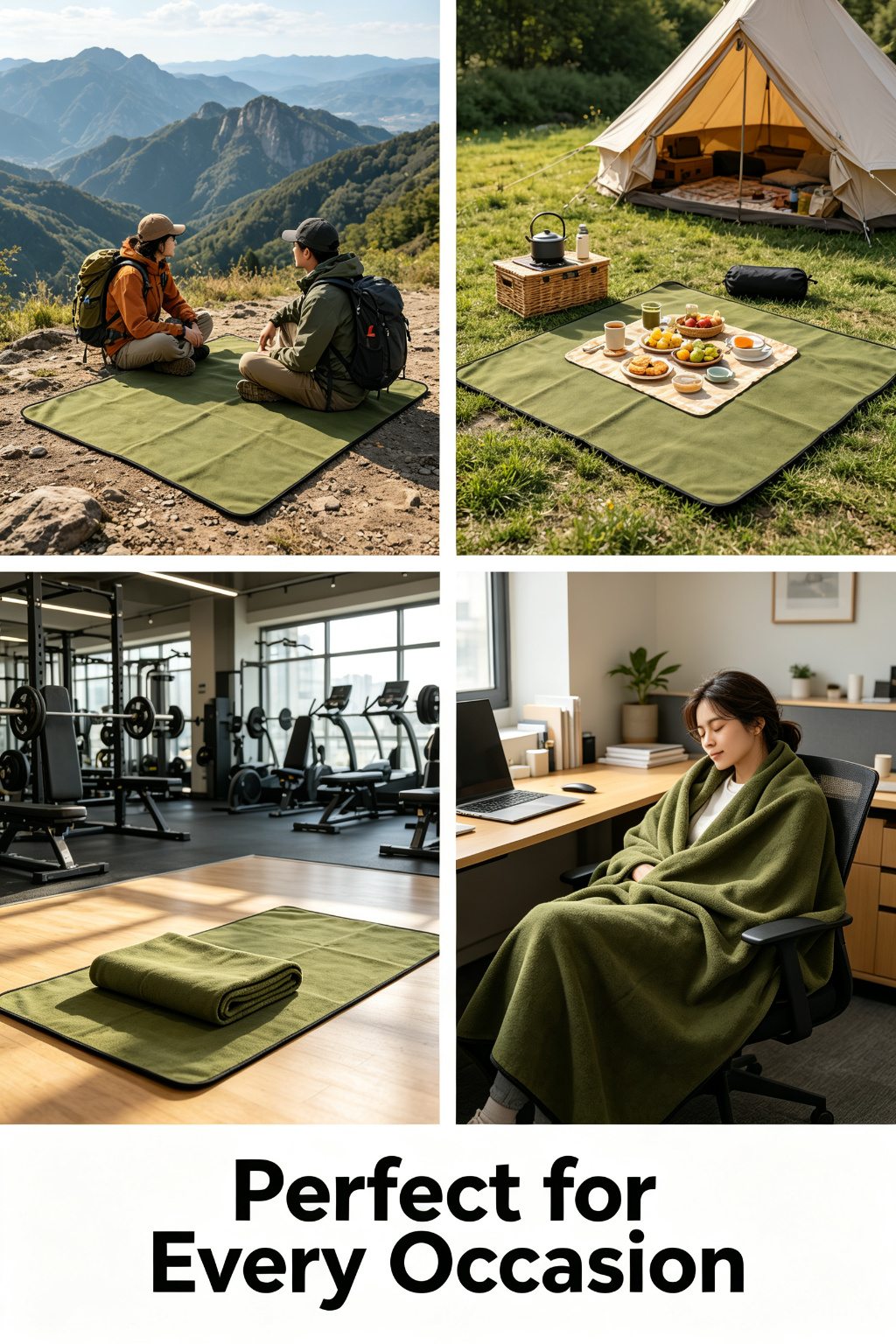 Double-Sided Polar Fleece Blanket (Water Resistant)