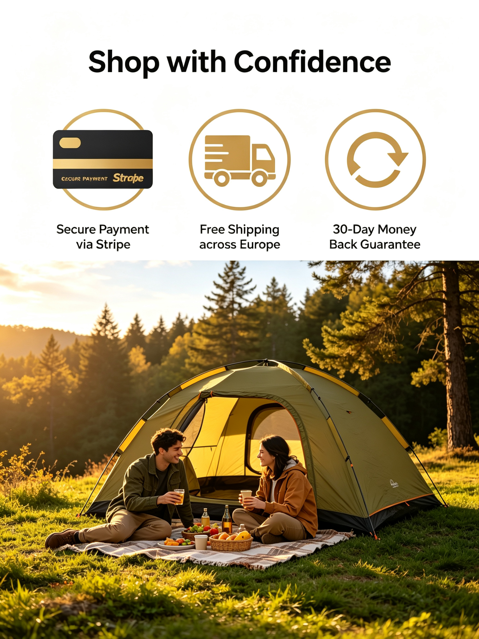 Mimajor Instant Pop-Up Camping Tent