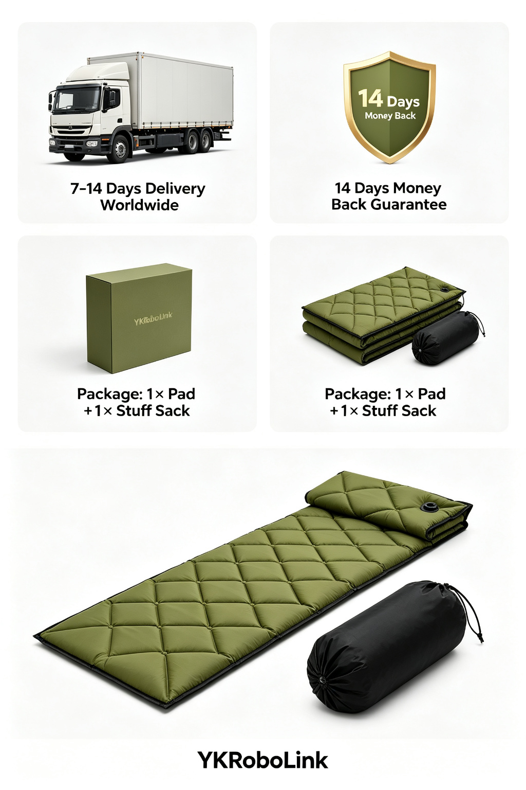 Self-Inflating Foam Sleeping Pad (Lightweight)
