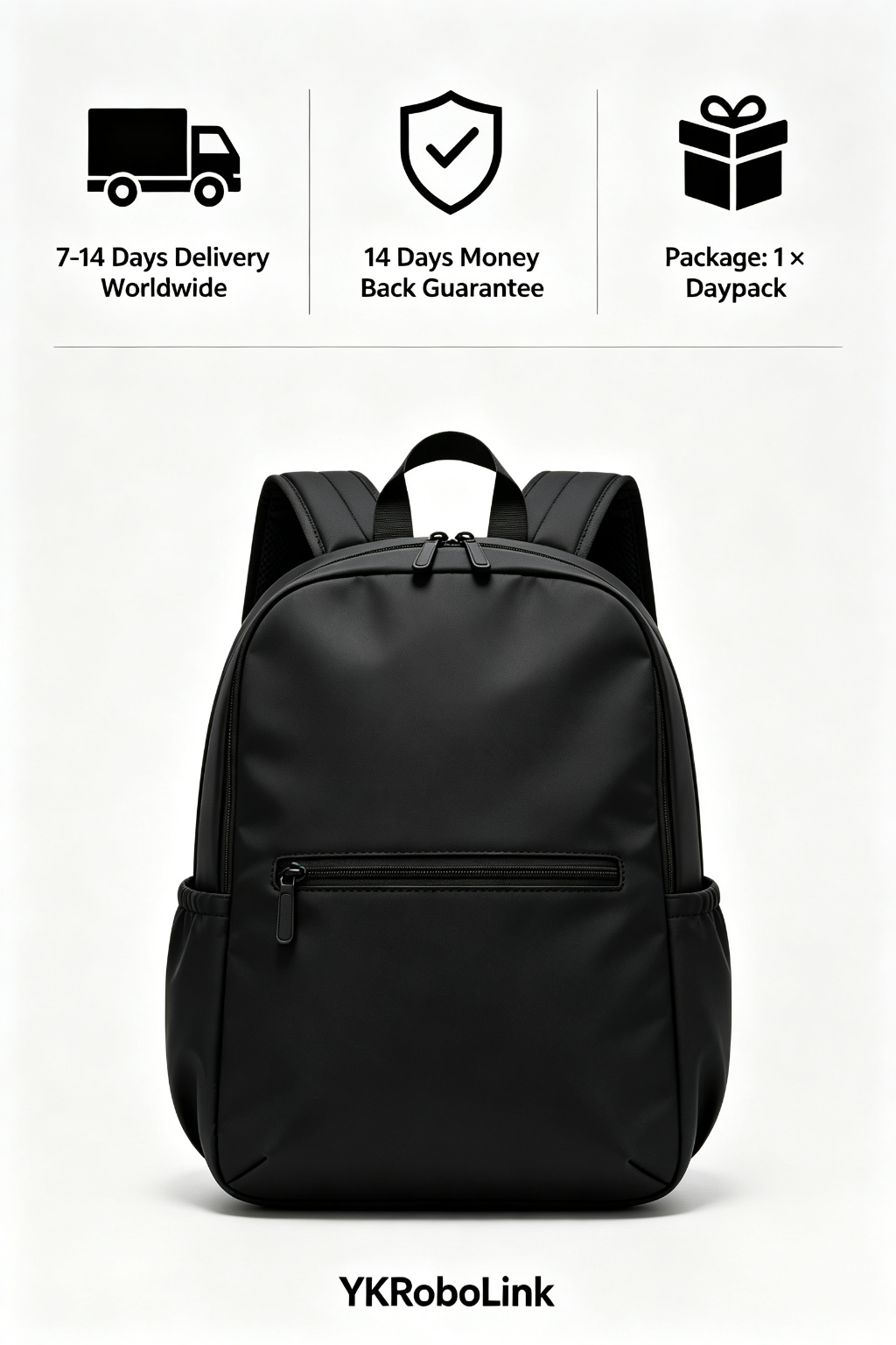 Urban Daypack Slim Lightweight Backpack