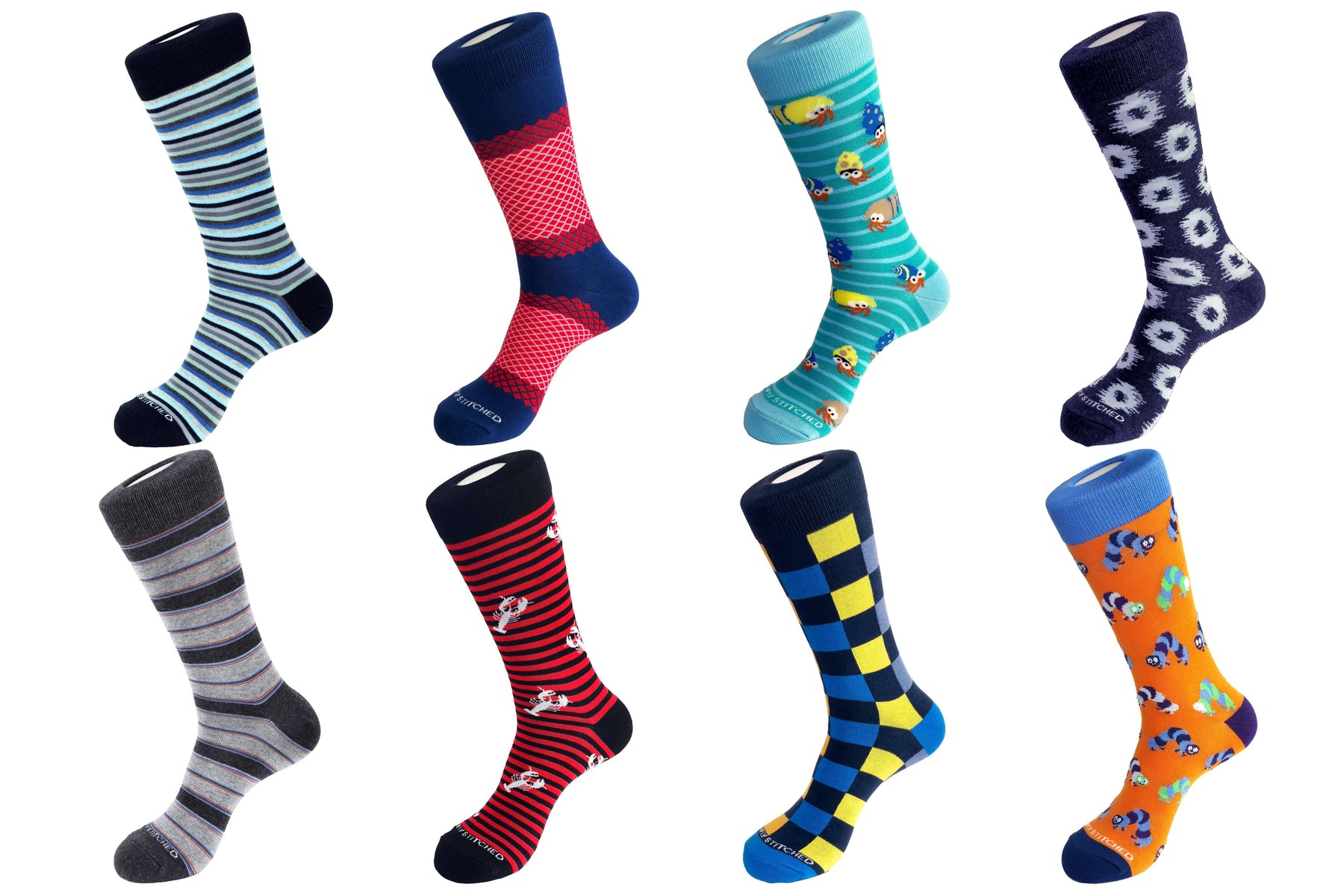 Crew-Socken – 8er-Pack – 7732443807804