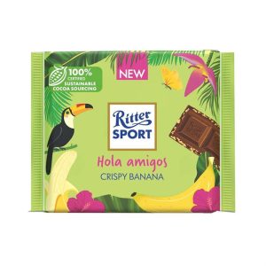 Ritter Sport Crispy Banana Schokoladenriegel, 100g