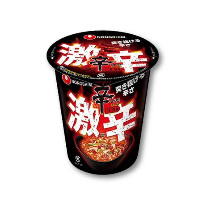 Nongshim Nudeln – super, scharf, Becher