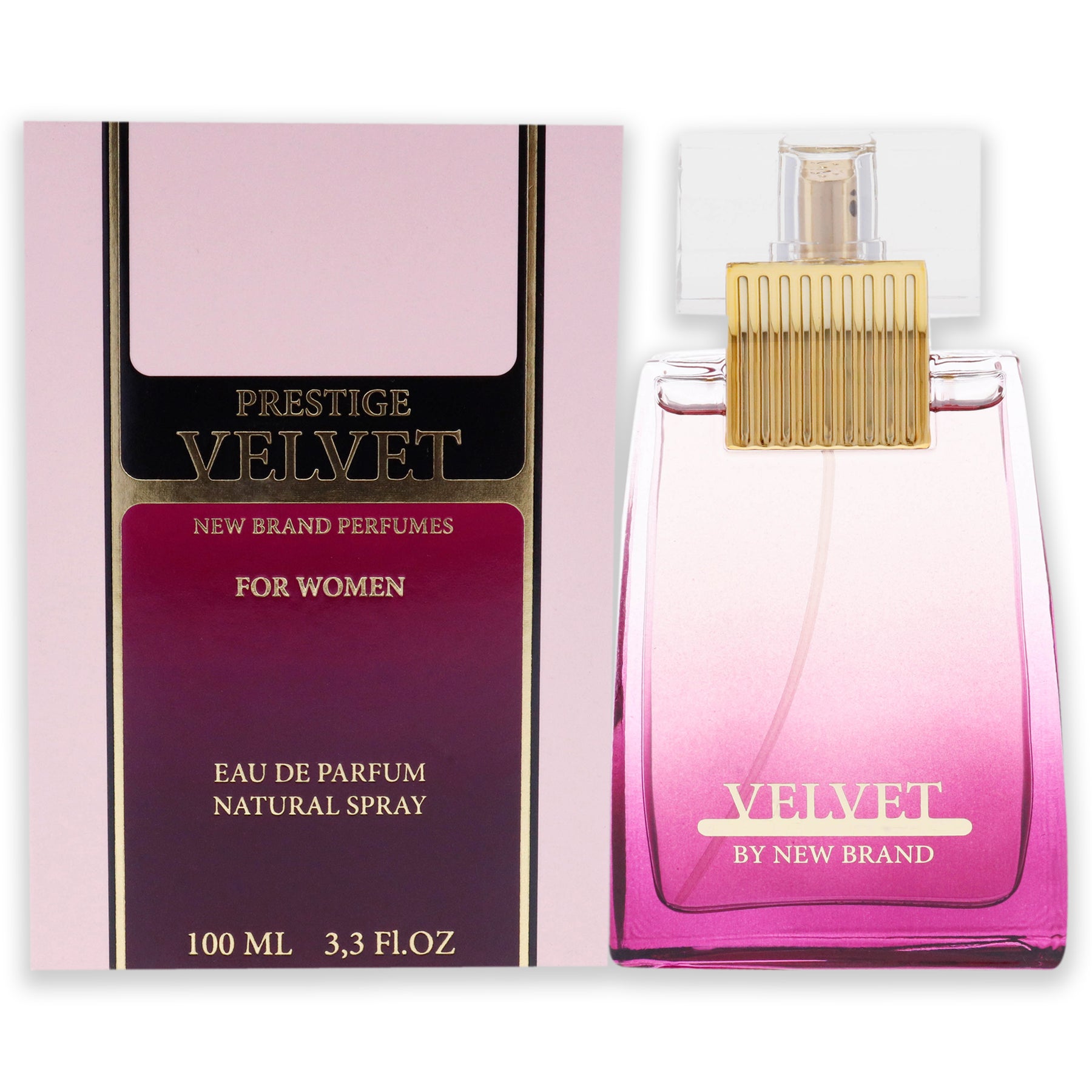 New Brand Velvet – Eau de Parfum – Damen, 3.3 oz, Spray