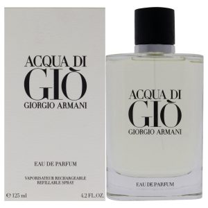 Giorgio Armani Acqua Di Gio – Eau de Parfum – Herren, 4.2 oz, Spray, nachfüllbar