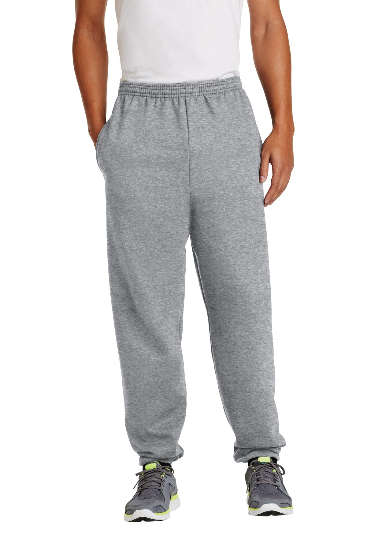 Port & Company Essential Jogginghose – Herren, Fleece, Taschen – PC90P