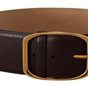 Dolce & Gabbana Damen-Ledergürtel mit Metallschnalle