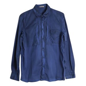 Bottega Veneta Baumwollhemd mit Knopfleiste – Blau