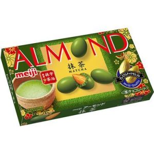 Meiji Mandelschokolade mit Matcha-Geschmack, 59g, 1 Schachtel