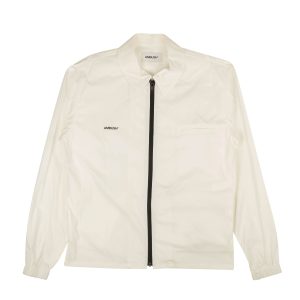 Hemdjacke – Weiß, Reißverschluss, Taschen