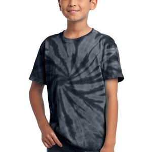 Port & Company T-Shirt mit Batikmuster für Jugendliche
