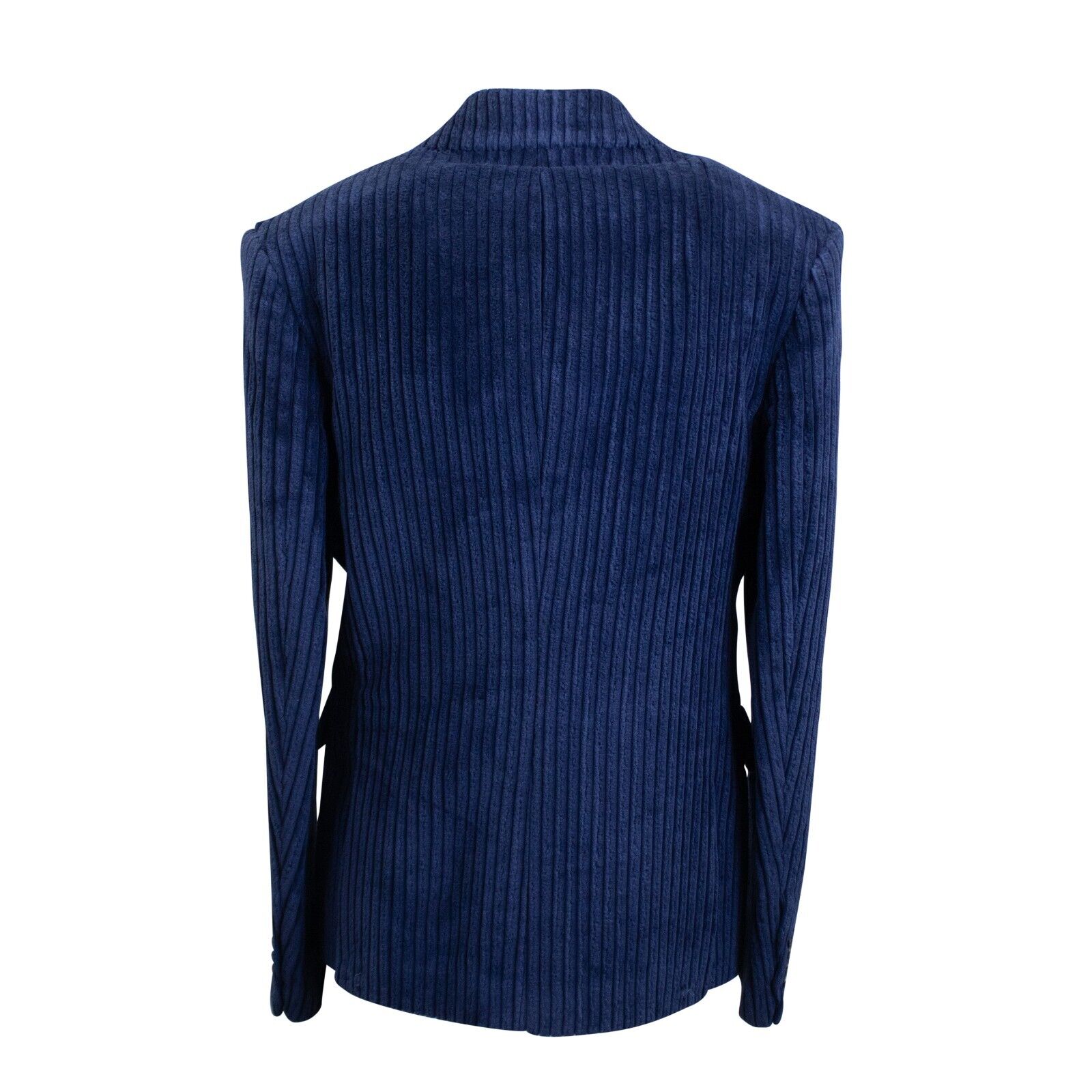 Zweireihige Cordjacke – Dunkelblau