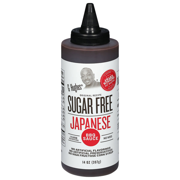 G Hughes Barbecuesauce – zuckerfrei, japanisch