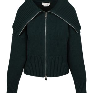 Grobstrickpullover mit Reißverschluss – 7733559590972