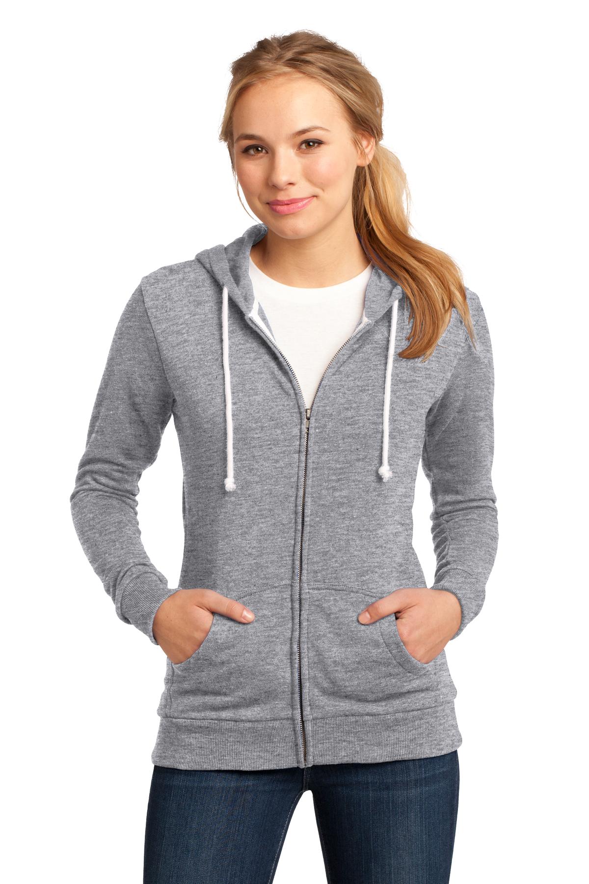 District Core Kapuzenpullover – Junior, Fleece, durchgehender Reißverschluss – DT290