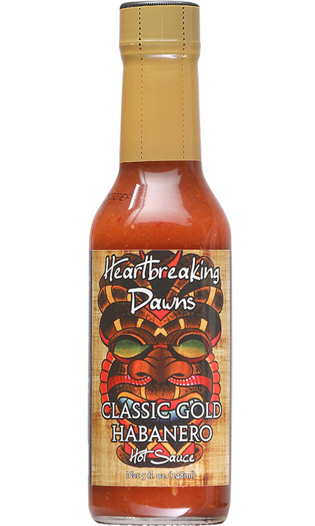 Heartbreaking Dawns scharfe Sauce – klassisch, gold, Habanero, 5oz
