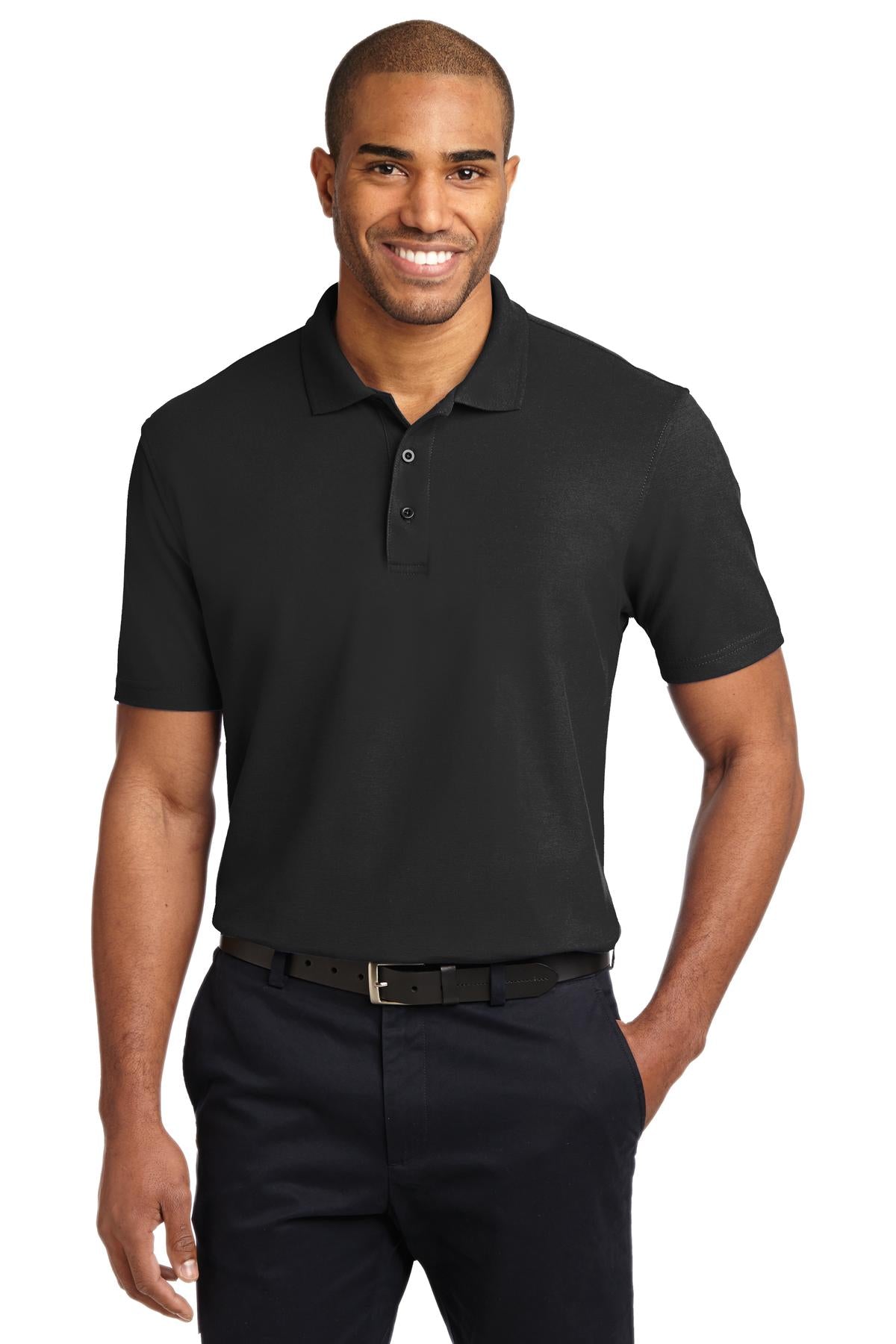 Port Authority Poloshirt – Herren, lange Größen, fleckenabweisend – TLK510