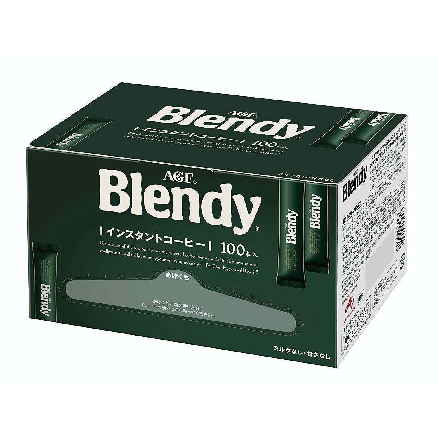 AGF Blendy Instantkaffee – Stick, Päckchen, 100 Sticks