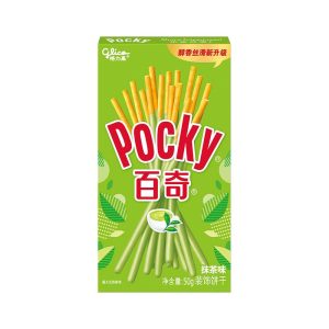 Glico Pocky Keksstäbchen mit Matcha-Geschmack, 50g
