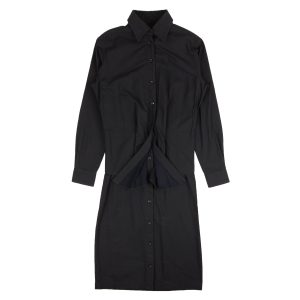 Hemdkleid mit Knopfleiste – Marineblau