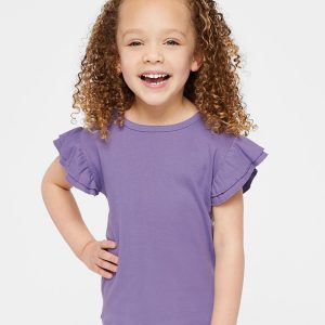 Rabbit Skins T-Shirt – Kleinkind, Flatterärmel