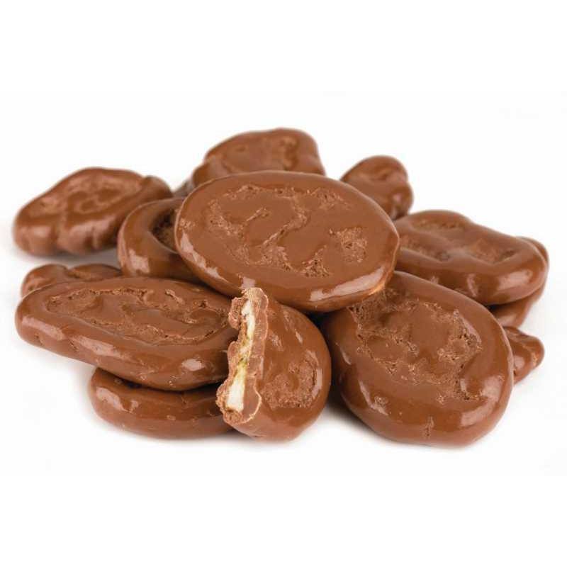 Bananenchips – mit Milchschokolade überzogen