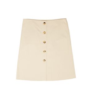 Bottega Veneta Rock mit Knopfleiste – Beige