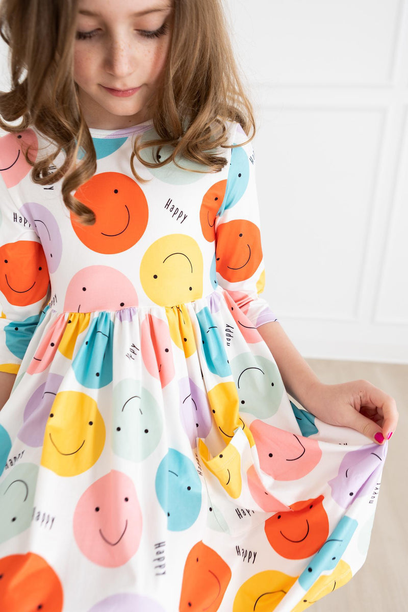 Happy Days Schwingendes Kleid – Taschen – 3/4