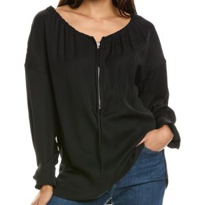 Helmut Lang Hemd mit Kordelzug – 7732453703740