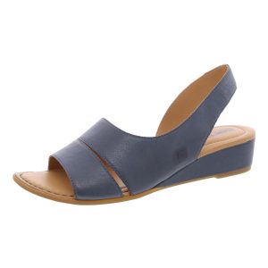 Sandalen – gepolsterte Innensohle, Leder, Fersenriemen