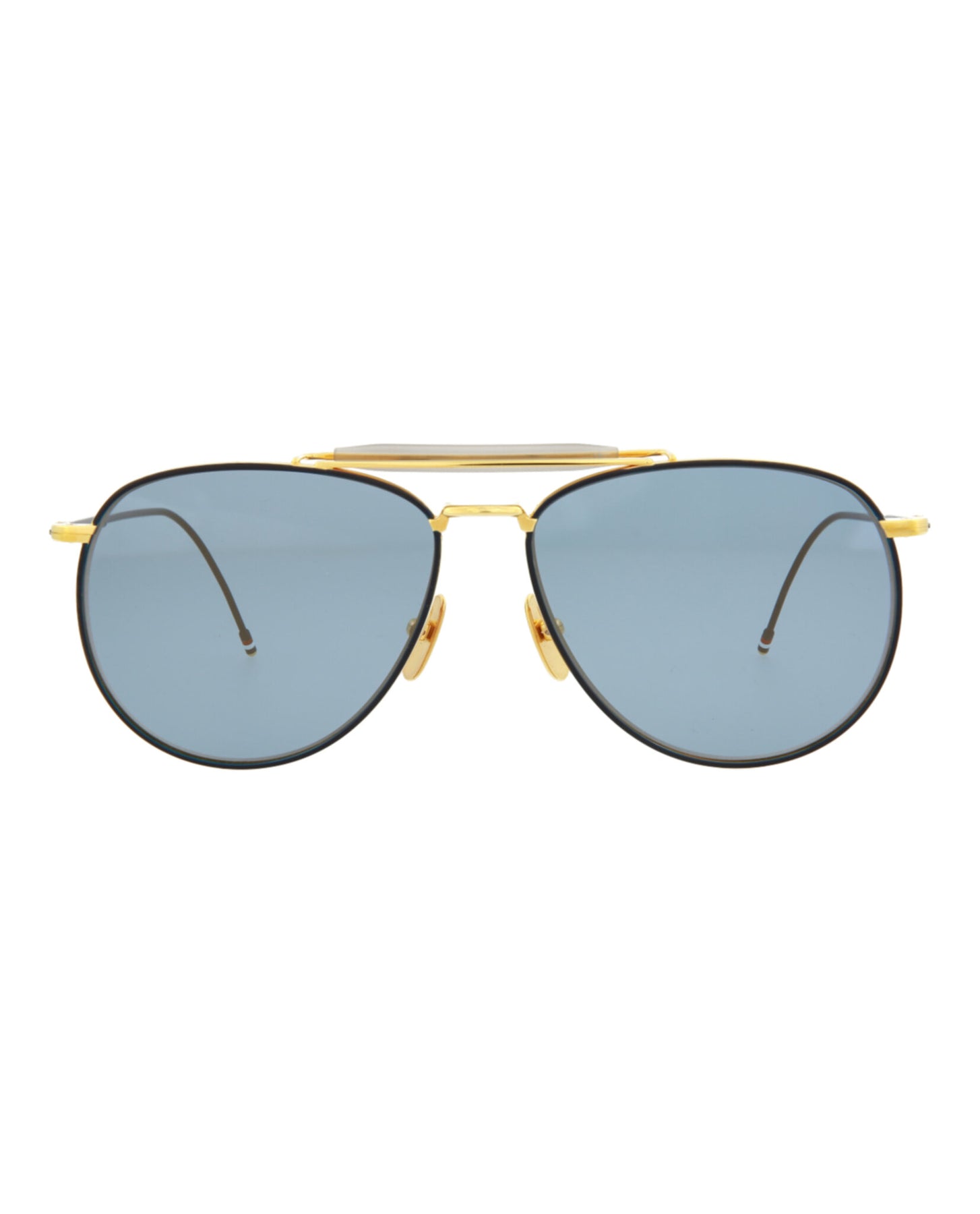 Sonnenbrille – Pilotenform, Fassung, Metall – 7733532033084