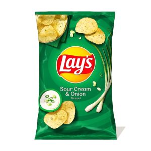 Lay's Kartoffelchips mit Sauerrahm-Zwiebel-Geschmack