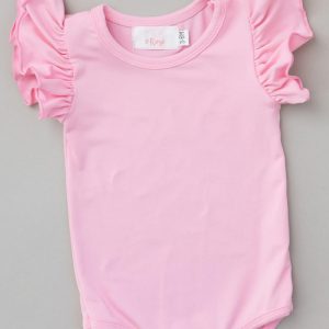 Body – Bubblegum-Rosa, Flatterdetail, Kurzarm – S/S