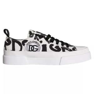 Dolce & Gabbana Sneaker – Canvas, niedriger Schaft, Herren, Schuhe, gebraucht