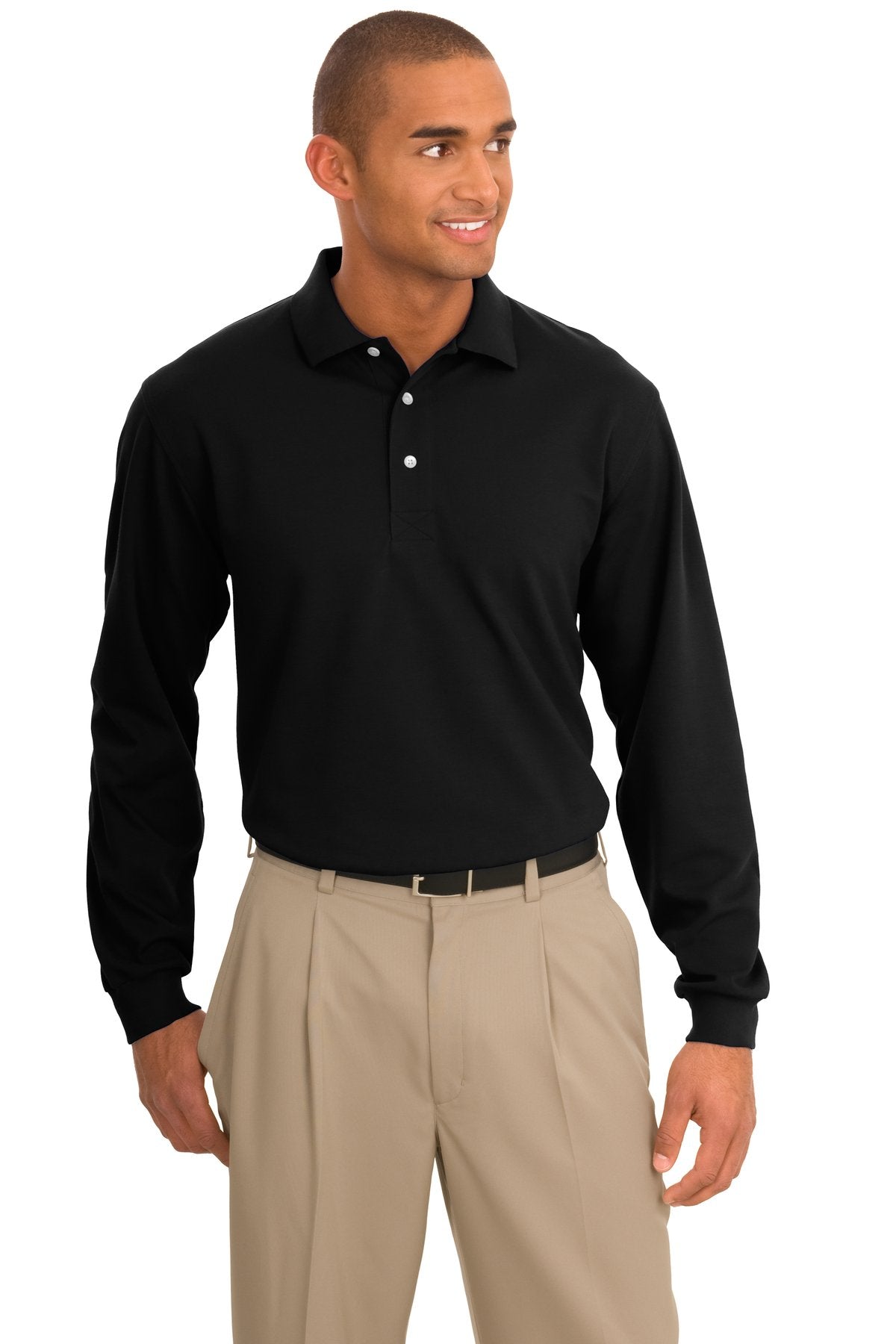 Port Authority Rapid Dry Poloshirt – lange Größen, Langarm – TLK455LS