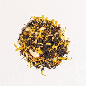 Aromatisierter Schwarztee mit Mandel