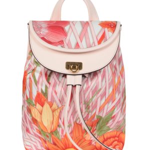Nylonrucksack mit Blumenmuster