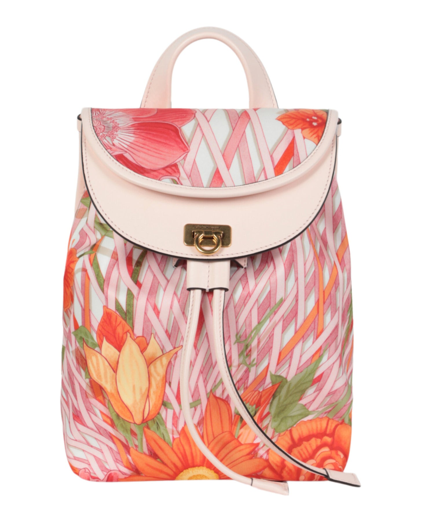 Nylonrucksack mit Blumenmuster