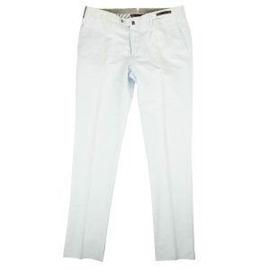 Pantaloni Torino Slim-Fit-Stoffhose aus Stretch-Baumwolle – Blau