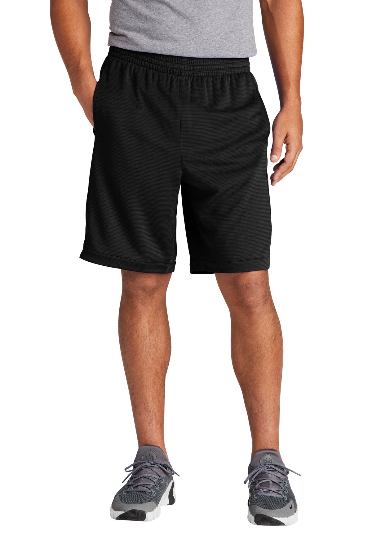 Sport-Tek Herren-PosiCharge-Position-Shorts mit Taschen