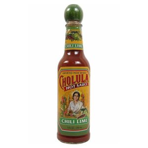 Cholula Chili-Limetten-Sauce mit Holzverschluss