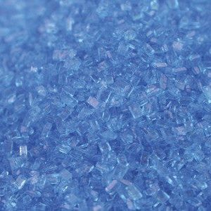 Blauer Dekorzucker