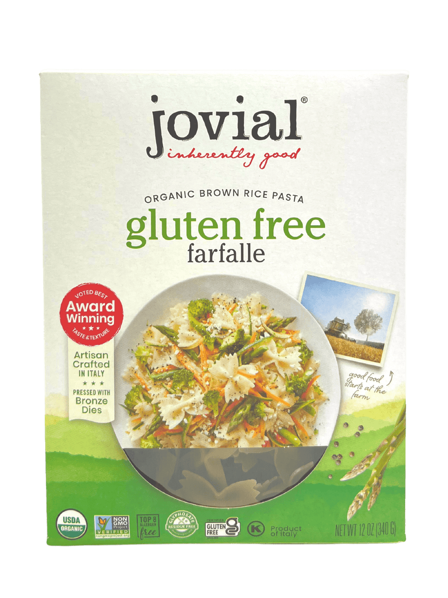 Jovial Farfalle – Vollkornreis, Bio, glutenfrei