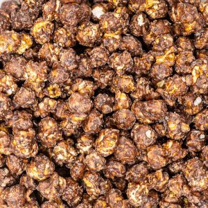 Zartbitterschokoladen-Meersalz-Popcorn